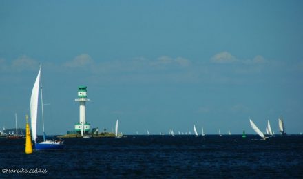 Segelboote Leuchtturm Falkenstein