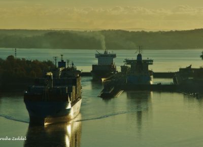 Schiffe im Nord-Ostsee-Kanal
